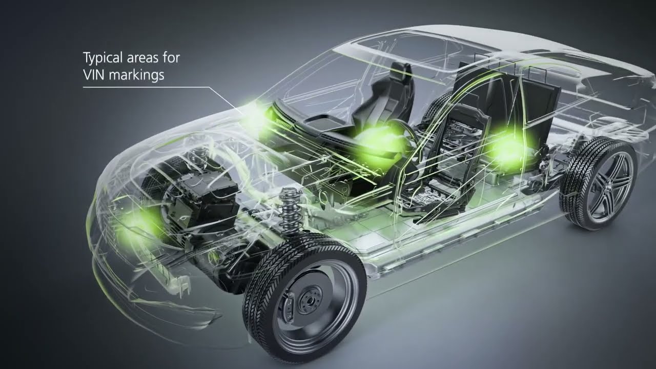 TRUMPF Marking of Vehicle Identification Numbers &ndash; TruPulse nano