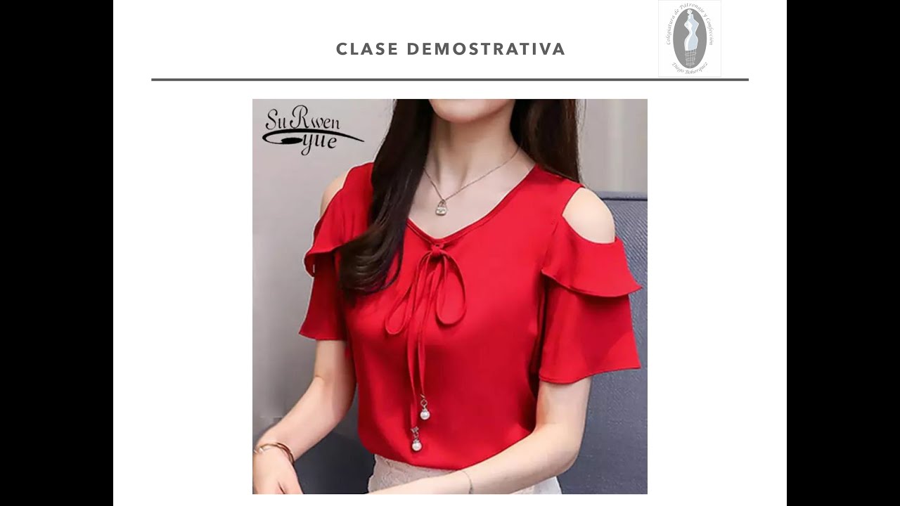 Blusa Esqueleto con Golas en la Manga