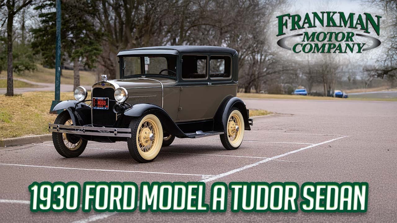 1930 Ford Model A Tudor Sedan – 394 Miles | Restored Antique with 201 CI Inline-4 | Frankman Motors