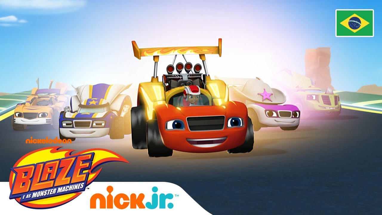 Blaze corre para a Pedra da Águia! | Blaze e os Monster Machines