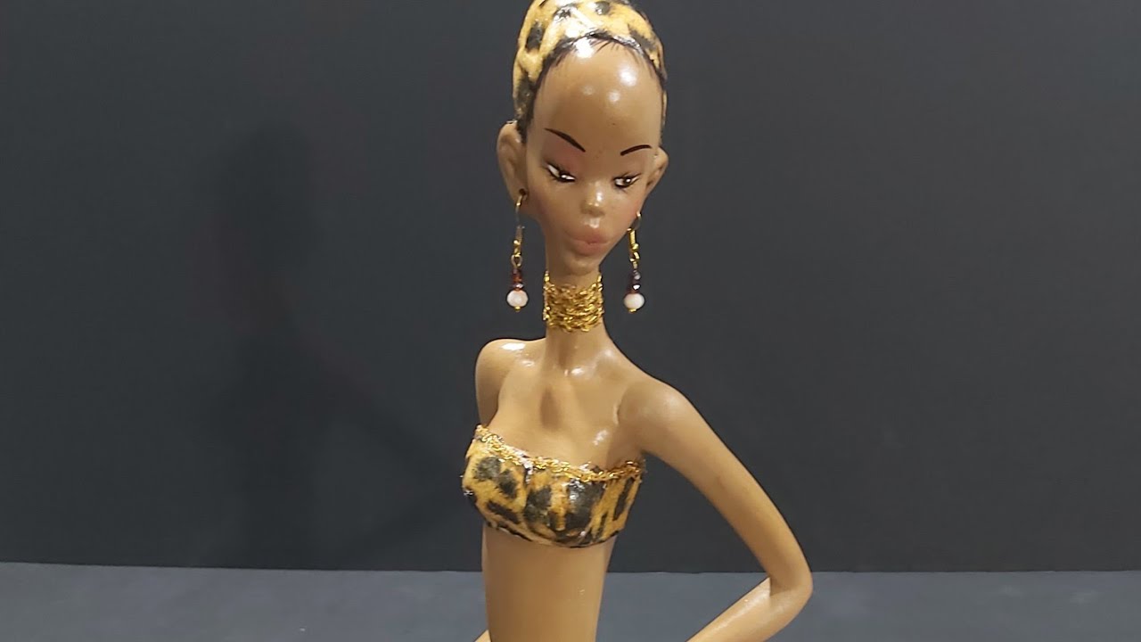 Africana con Servilleta Alemana/DIY Manualidades ArtepinMagico
