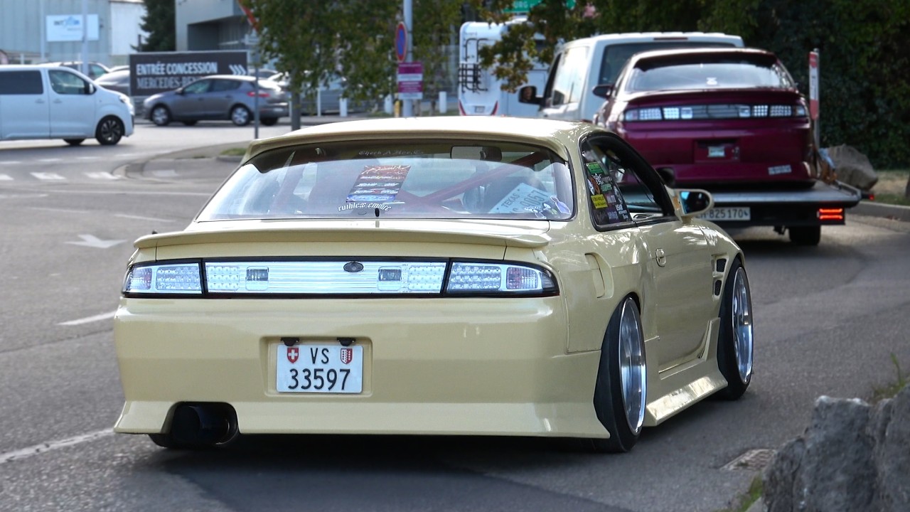 Tuner Cars Leaving Carshow - 2JZ RX7 Velside, R34 GTR, 800HP Oldsmobile, RS3 8V, Supra...