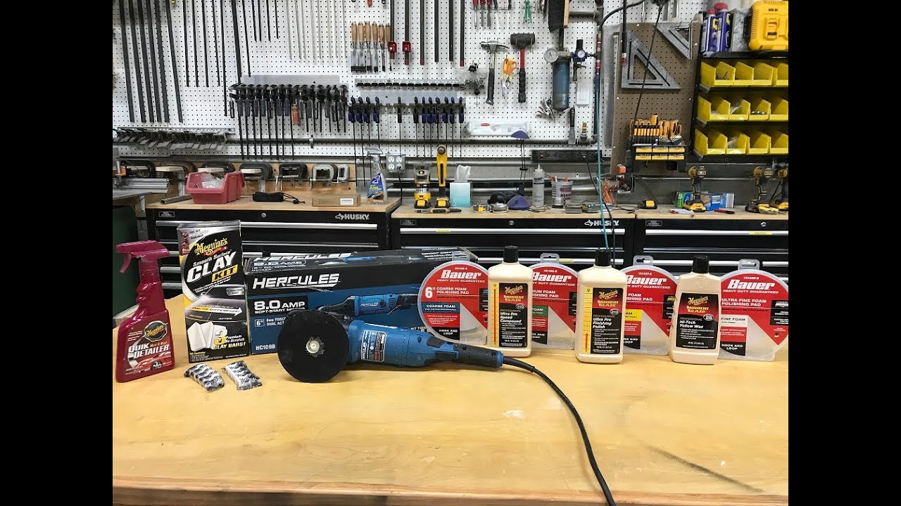 Detailing with Harbor Freight Hercules Dual Action Polisher
