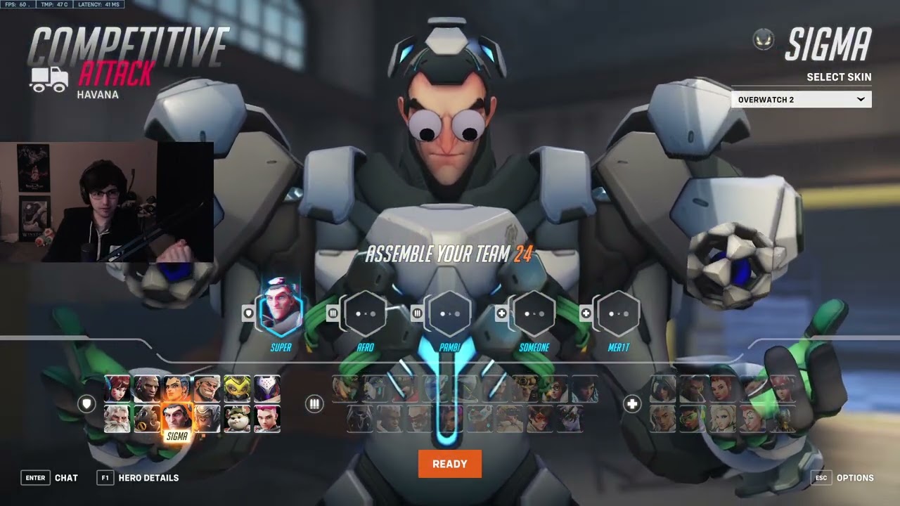 POTG! SMARTEST SIGMA IN OW 2 - SUPER SIGMA SEASON 9 GAMEPLAY TOP 500