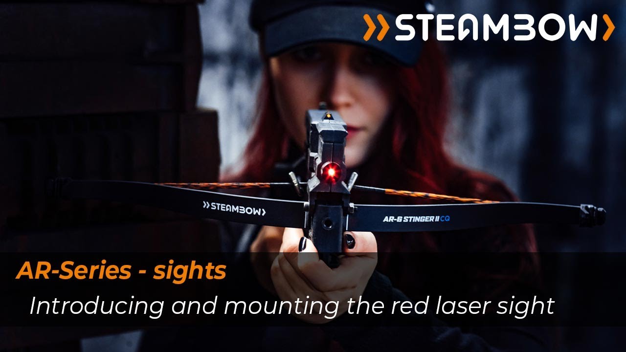 Steambow - Introducing and mounting of the red laser sight