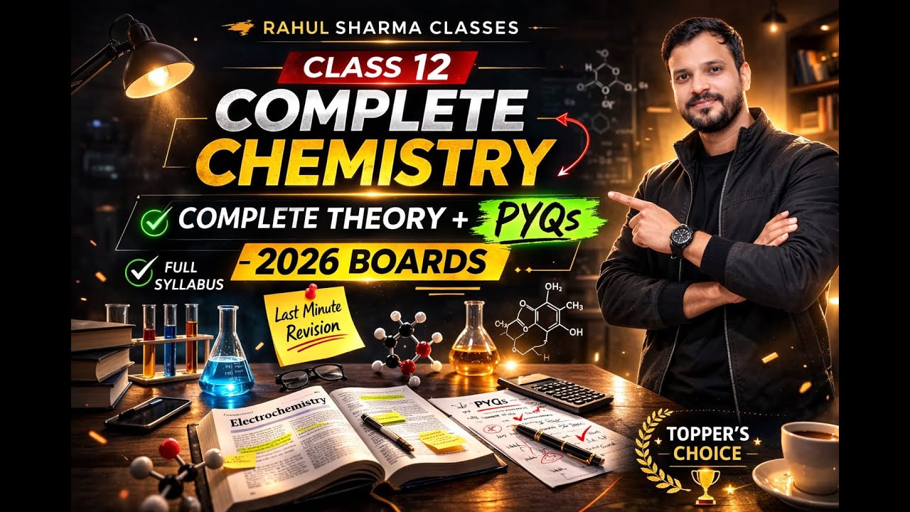 CLASS 12TH CHEMISTRY CONCEPTS AND IM[PORTANT PYQS