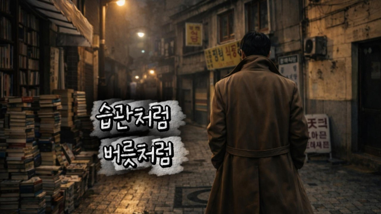 습관처럼 버릇처럼 | Nostalgic Night Street Song | 習慣のように思い出す夜 | Đêm ký ức tuổi trẻ | Malam Kenangan 👍따봉트롯