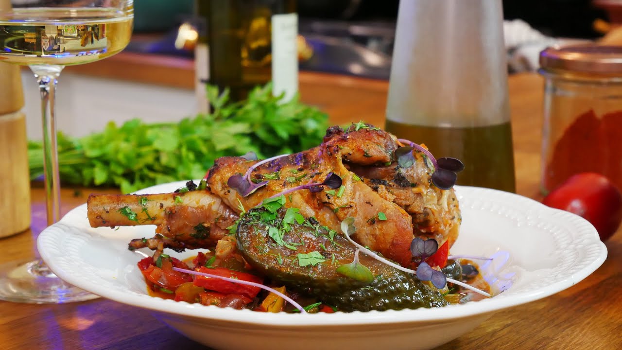 🍗 Pulpe de Curcan cu Usturoi si Castraveti Murati - Tocana de Castraveti Murati - Florin Arvunescu