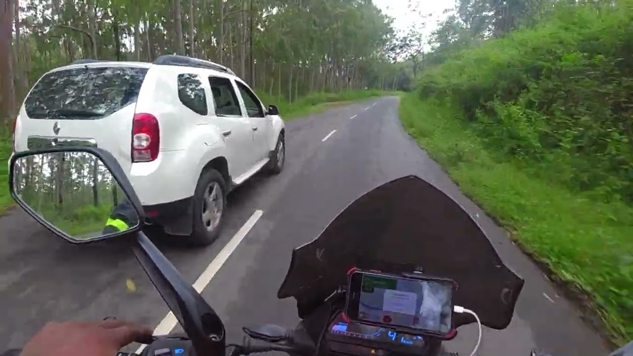 Ride through forest roads. Dhondenling Tibetan Settlement, Kollegal to Germalam to Sathyamangalam.