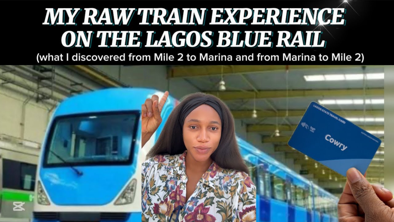 MY Raw Unfiltered Lagos Blue Line Train Experience / End of traffic in Lagos?/Best Train  in Africa