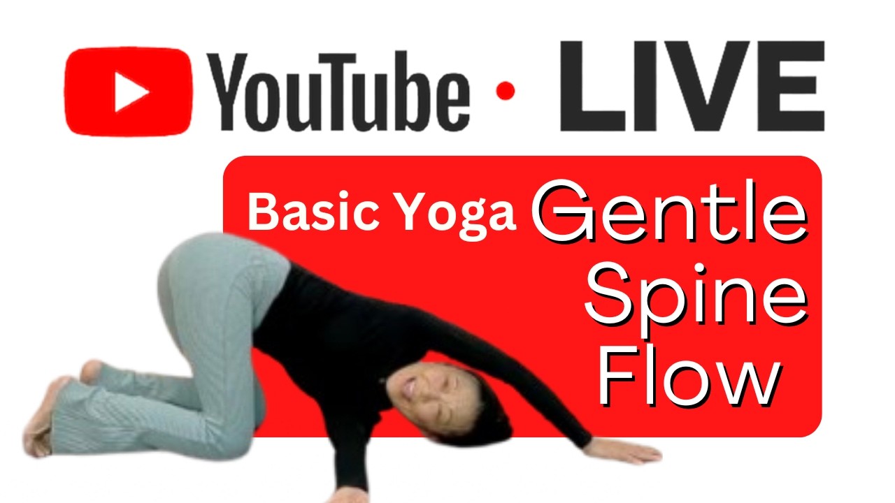YOGA with YUKO | LIVE | Gentle Yoga for Spine Health | Basic Yoga | Yoga for Beginner