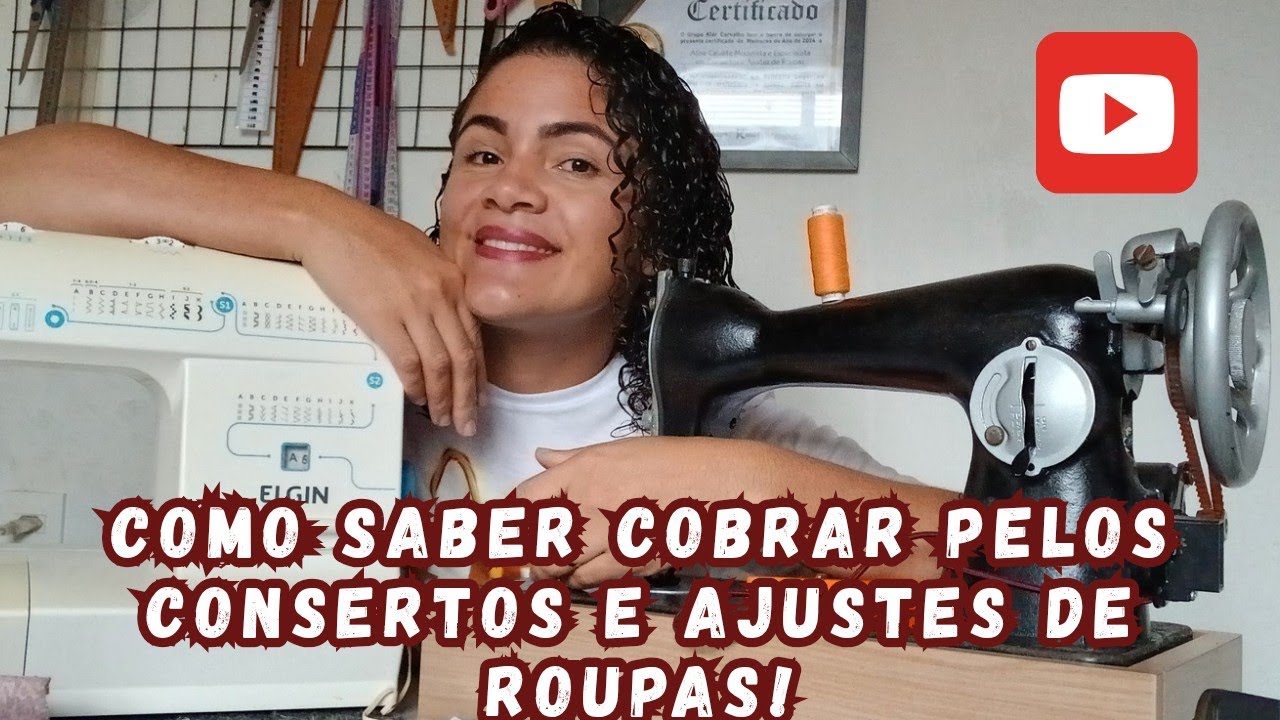 Bora aprender cobrar pelos consertos e ajustes de roupas!