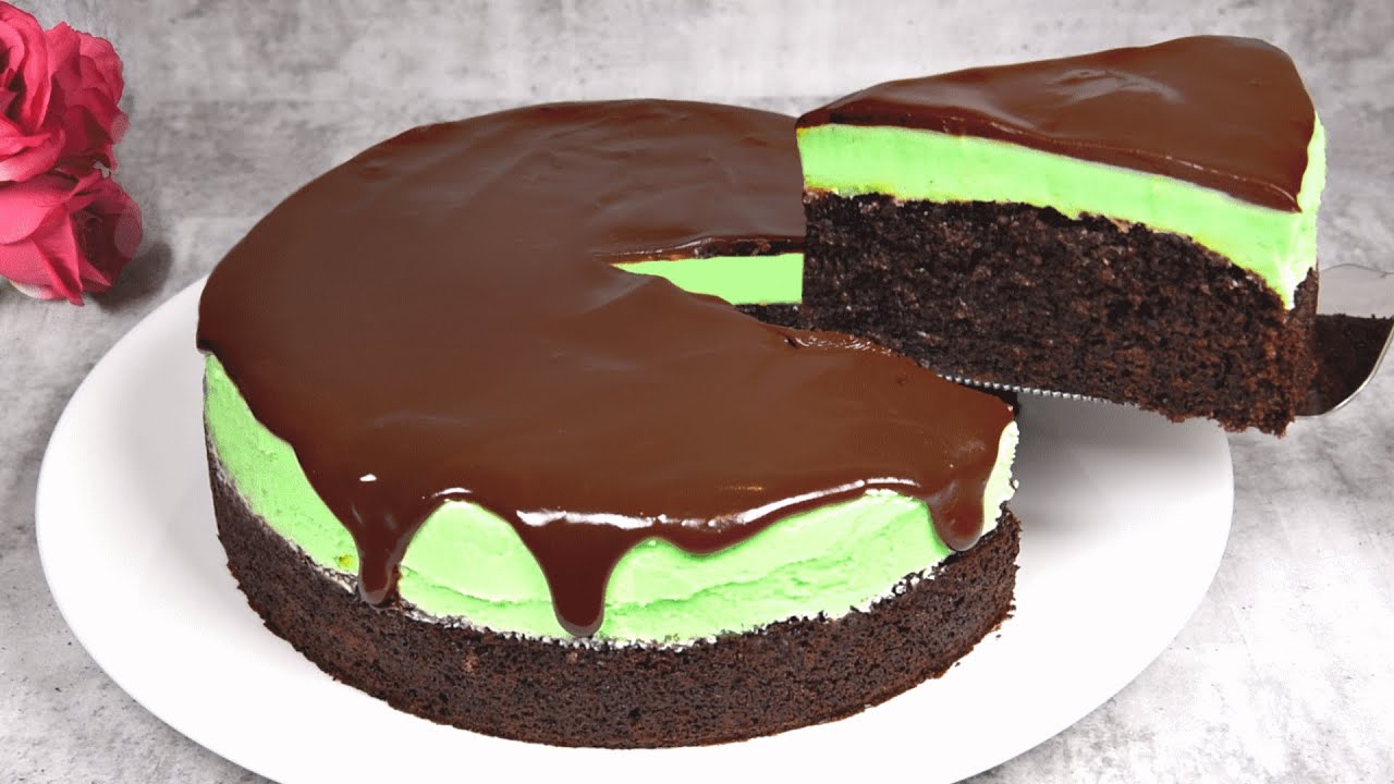 Buttermilk and Chocolate! Delicious dessert without gelatin. Cake that melts in your mouth