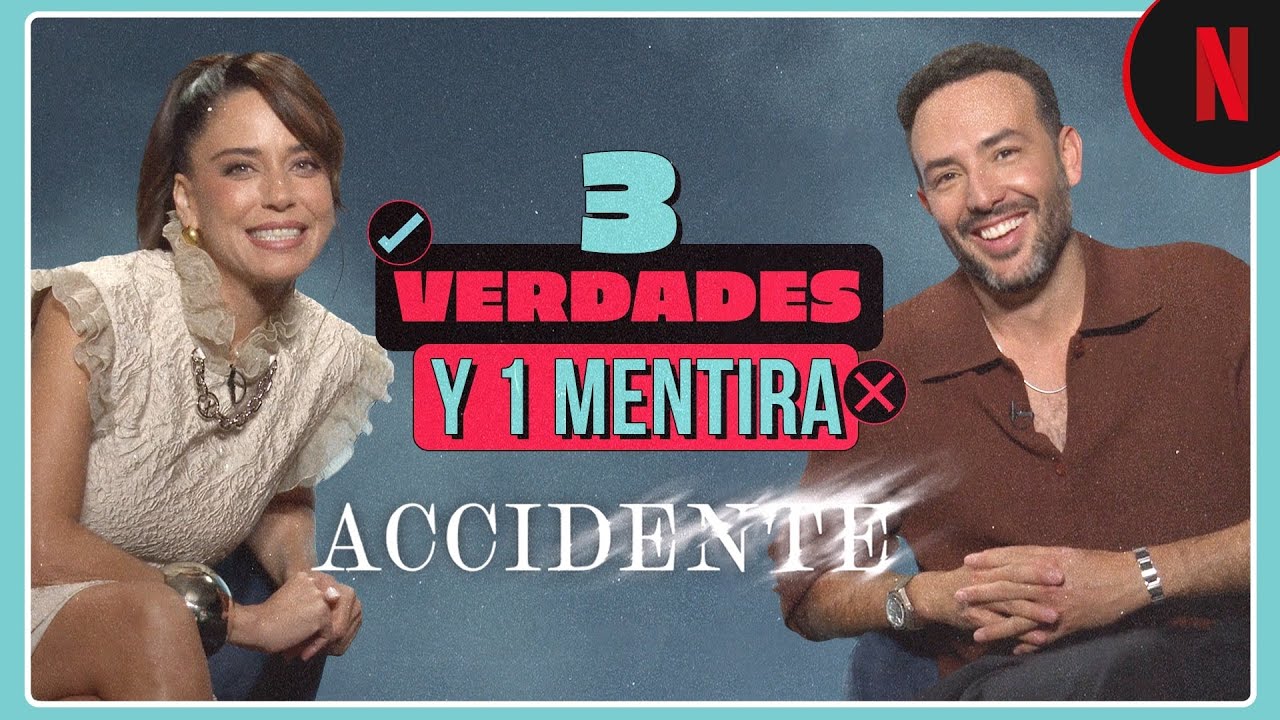 3 verdades y 1 mentira con Ana Claudia Talancón y Sebastián Martínez I Accidente I Netflix