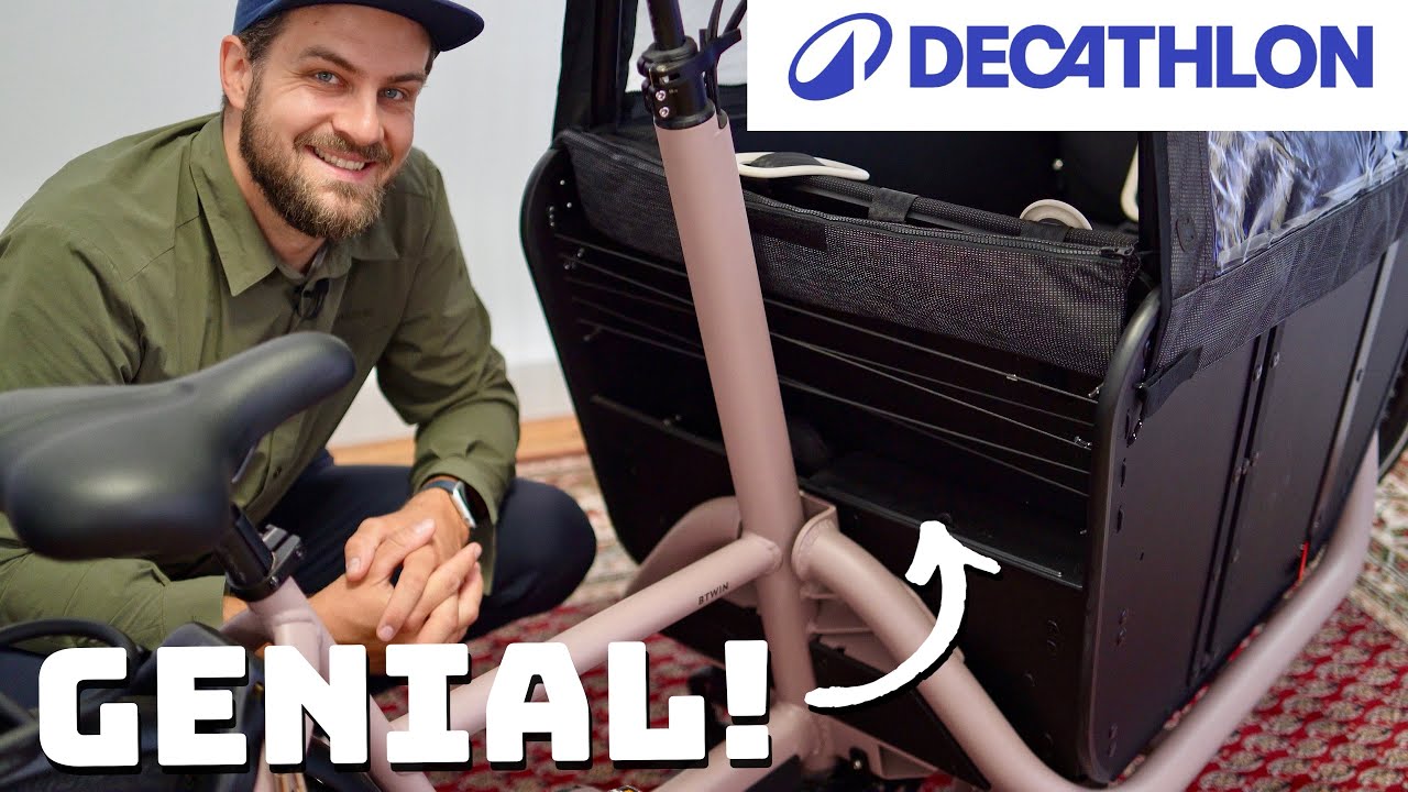 Günstiger als dein Gebrauchtwagen und Platz für 4 Kids! Decathlon Lastenrad Btwin F900e Kaufberatung