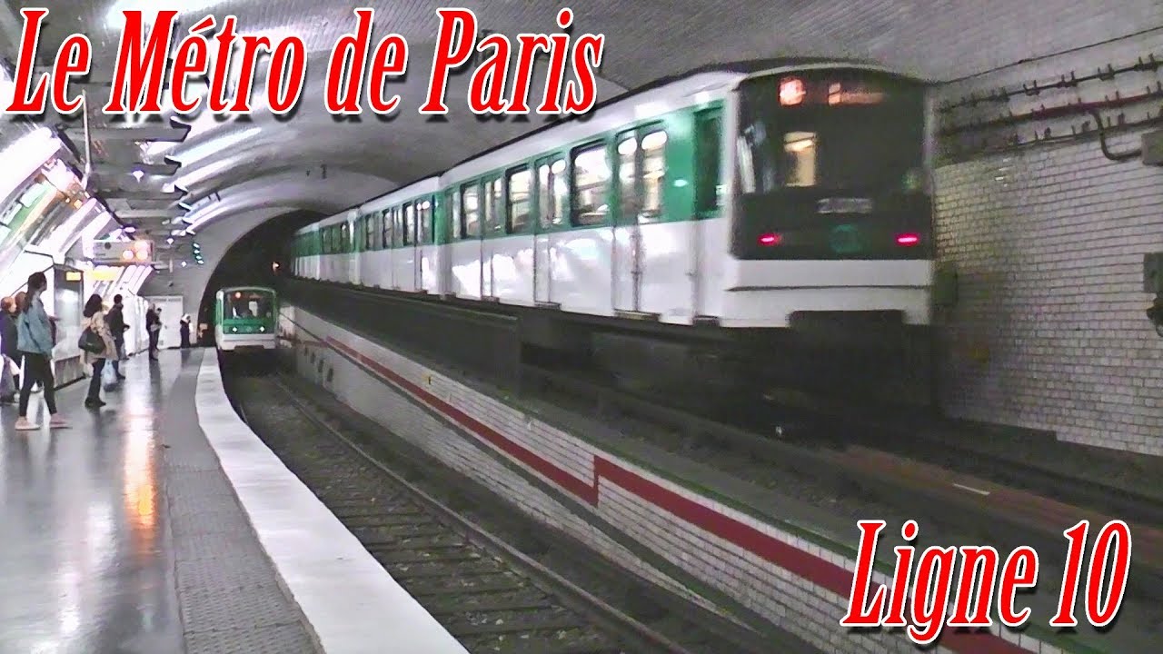 Le Métro de Paris: Ligne 10 - 2018