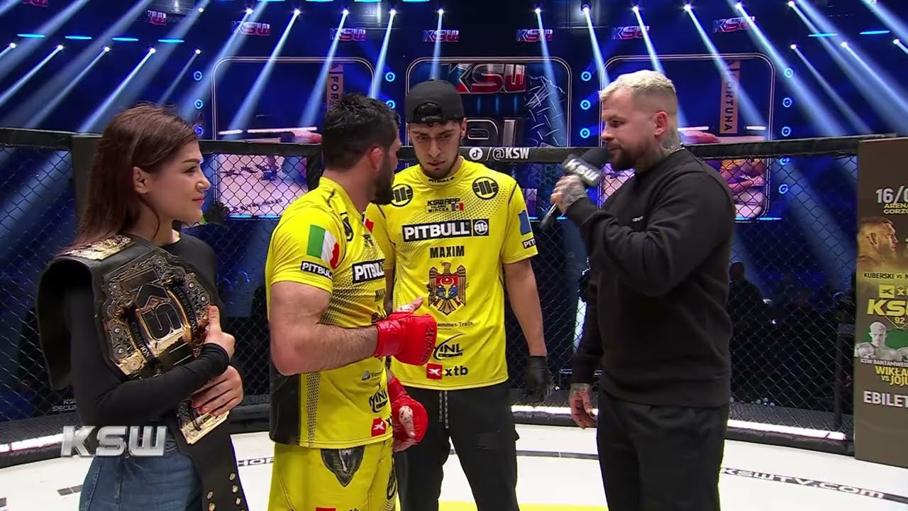 Valeriu Mircea i Leo Brichta po KSW 91 | Wywiad w klatce