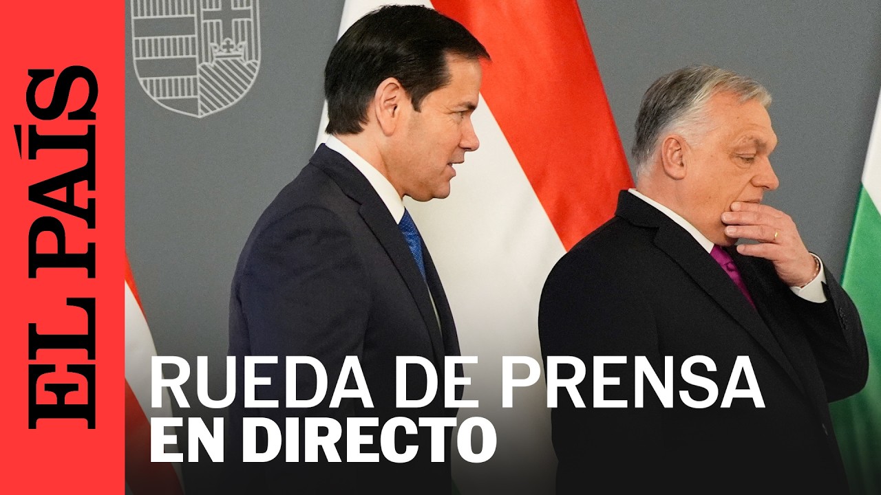 DIRECTO |  Rueda de prensa  de Marco Rubio y Víktor Orbán