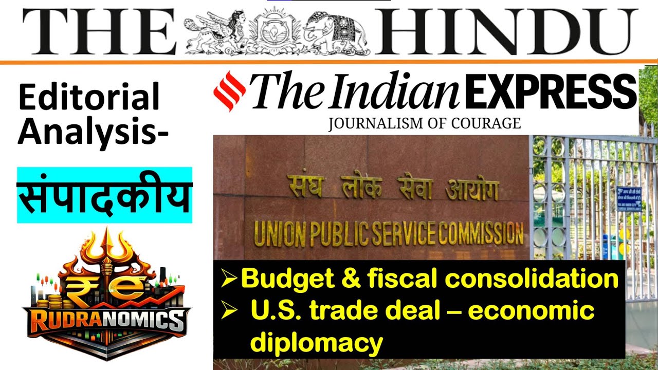 The Hindu Analysis for UPSC || 5 February 2026 Editorial Discussion- Budget 2026, Economic diplomacy