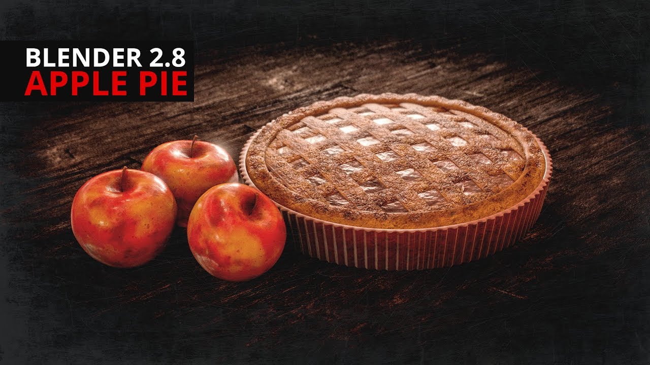 Blender 2.8 tutorial: Apple pie