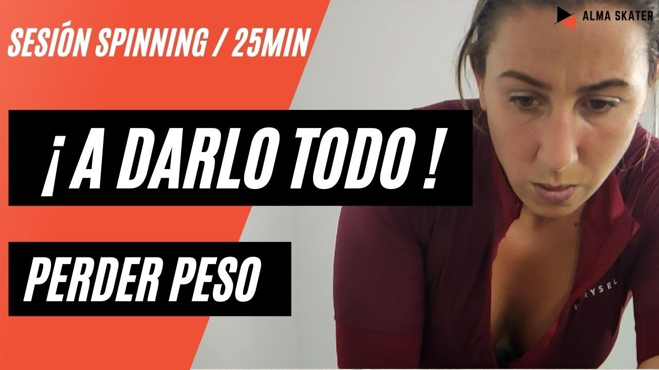 CLASE【 SPINNING VIRTUAL】para PRINCIPIANTES 🔥Perder PESO🔥【 25 MIN】