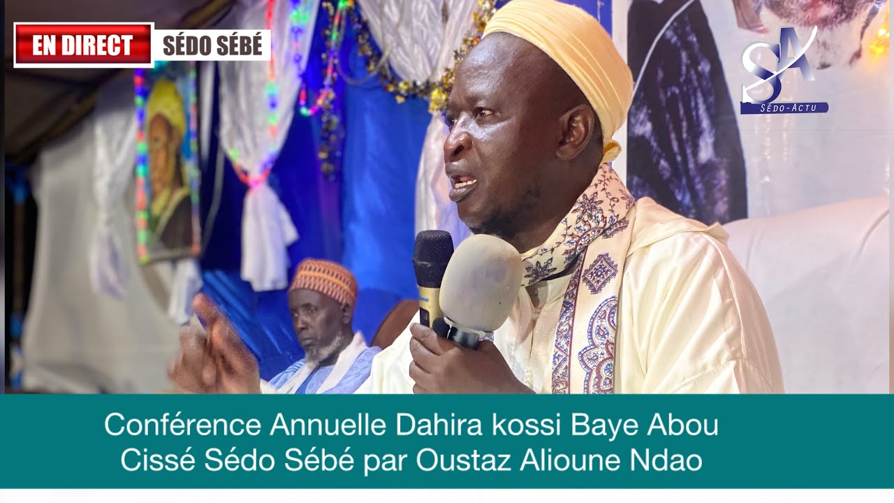 Conférence Annuelle Dahira kossi Baye Abou Cissé Sédo par Oustaz Alioune Ndao