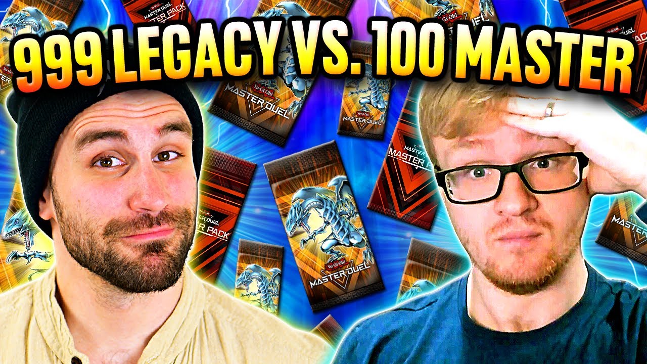 999 LEGACY PACKS vs 100 MASTER PACKS!!