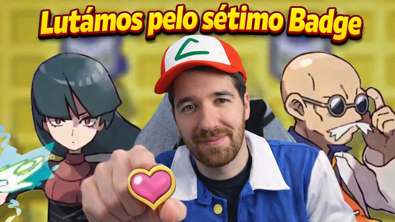 A JORNADA PARA O SÉTIMO CRACHÁ! (POKÉMON FIRE RED PARTE 9)
