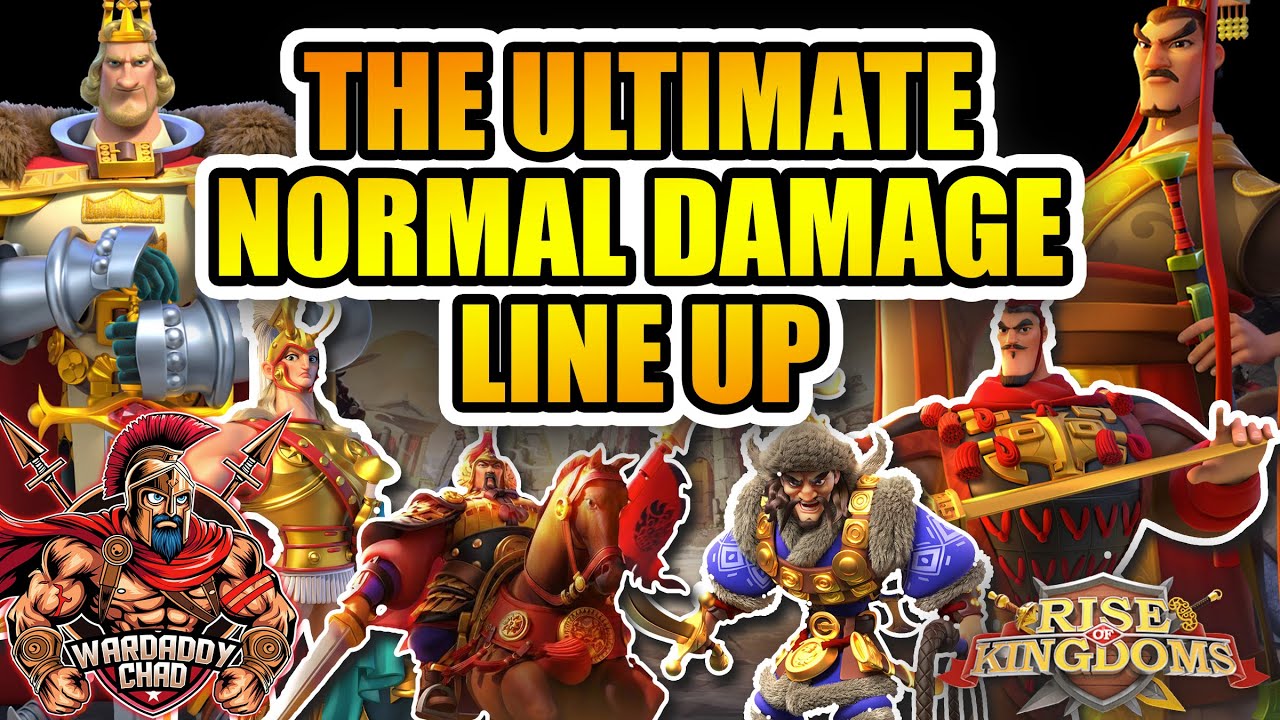 The Ultimate Normal Damage Line Up: All Smite, Combo & Enhancers - Rise of Kingdoms