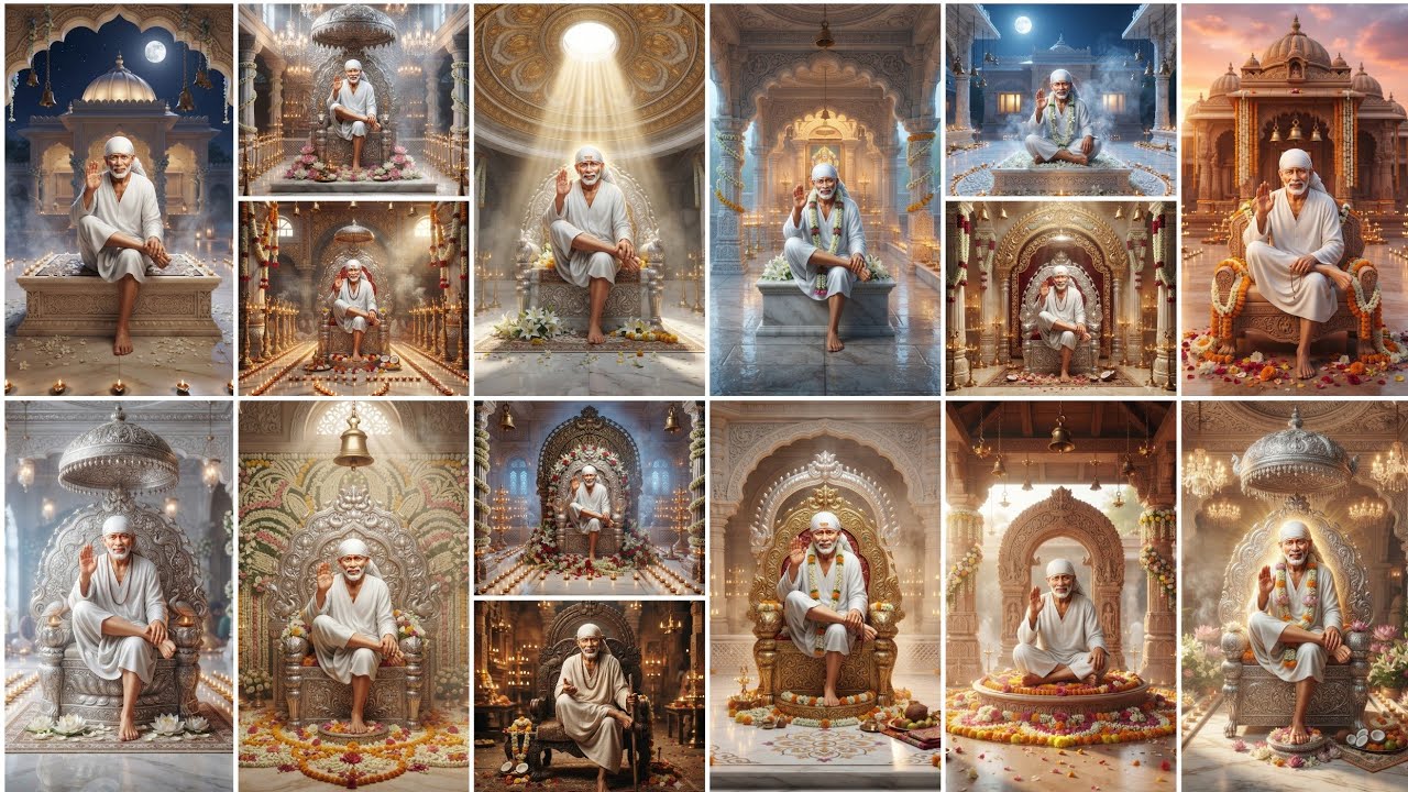 ❤️🌼 Beautiful Shirdi Sai Baba DP Collection | Divine Sai Baba Profile Pictures | Om Sai Ram ✨🙏