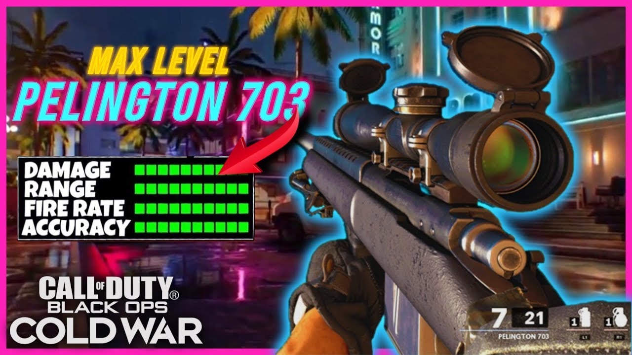 BEST Quickscoping Class For Pelington 703 | Call Of Duty Black Ops COLD WAR!