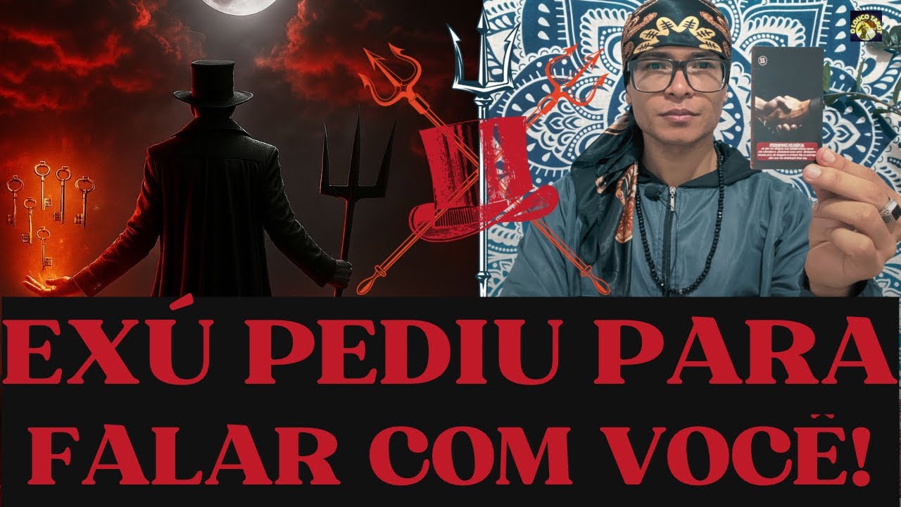 ESPÍRITOS INTERMEDIÁRIOS A MANDO DE EXU ESTÃO TRABALHANDO EM PROL DE UMA CONEXÃO SUA 🖤