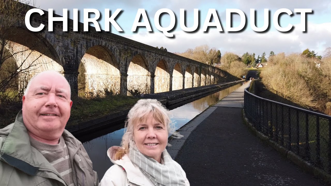 CHIRK AQUADUCT & CHIRK from LADY MARGARET'S PARK C&MC SITE