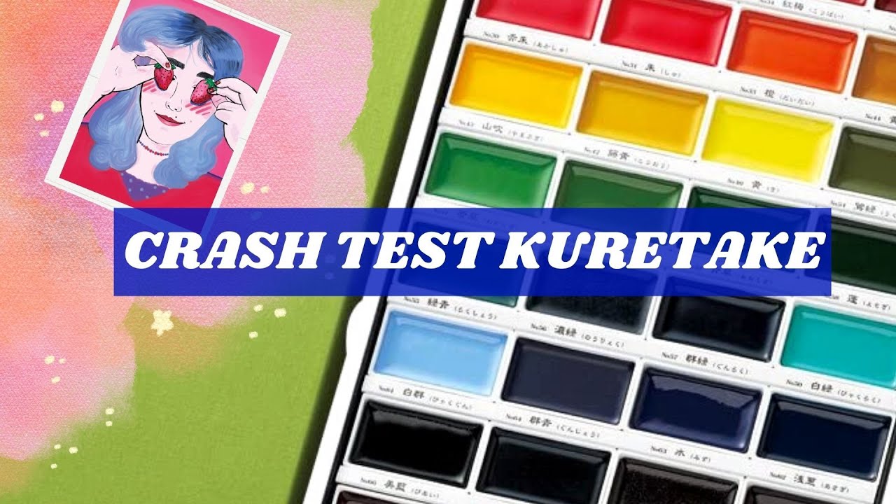 CRASH TEST PALETTE AQUARELLE KURETAKE, la meilleure du marché ?