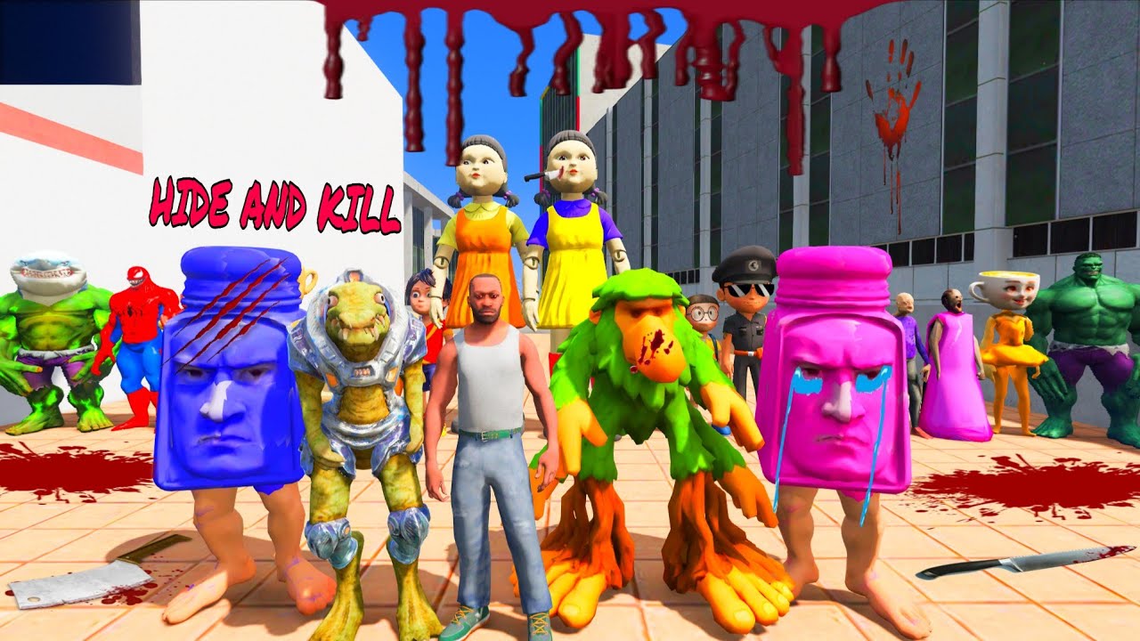 FRANKLIN PLAY HIDE AND KILL IN INDIAN BIKE DRIVING 3D