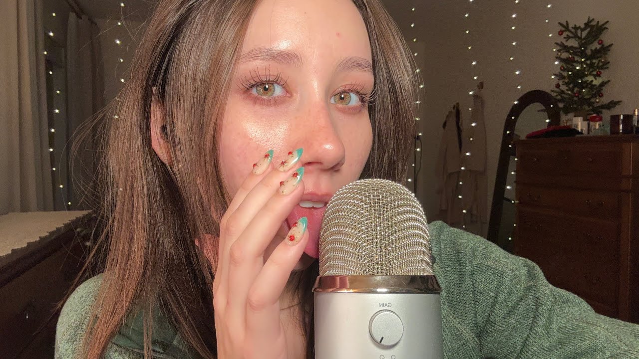 ASMR | Slurping and Tongue Fluttering Mouth Sounds
