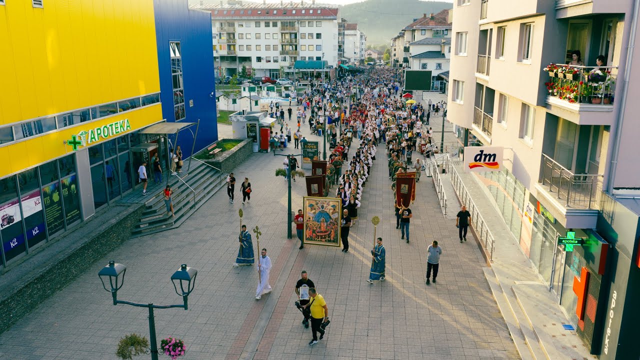 Slavska litija povodom Velike Gospojine – Pale 2025 4K