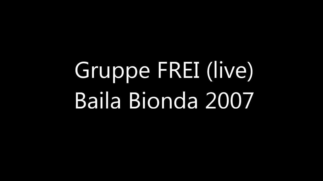Gruppe FREI - ....live...