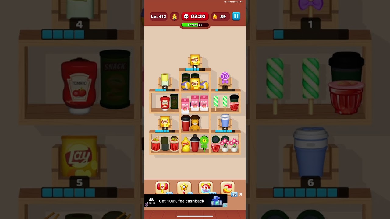 Goods Sorting Match 3 | Level 412 | NO BOOSTERS #mobilegame #GamingWithLinda #gameplay