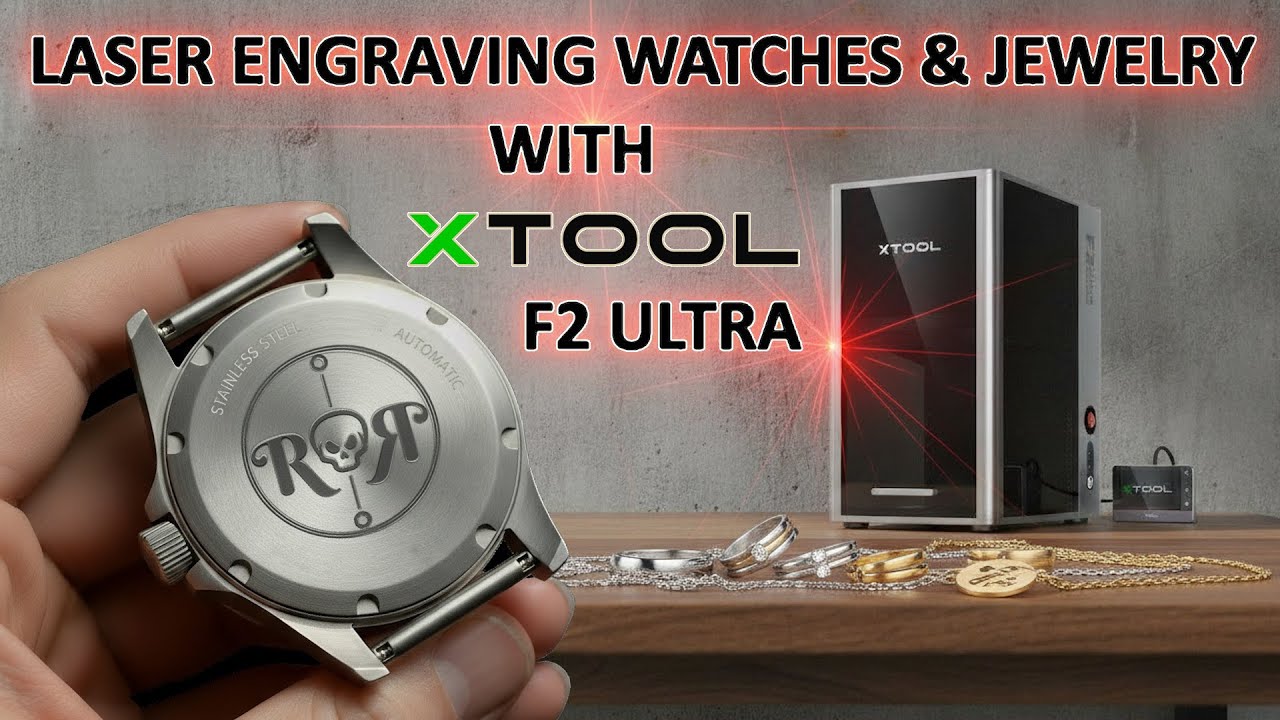 10 основных применений лазера xTool F2 Ultra MOPA в ювелирном и часовом производстве