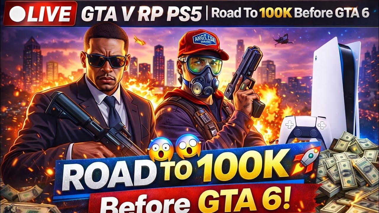 🔴 GTA V RP LIVE PS5 | Road To 100K Before GTA 6 🚀