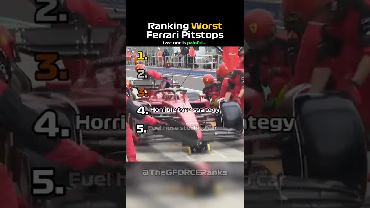 Ranking Worst Ferrari Pitstops! 🤦&zwj;♂️