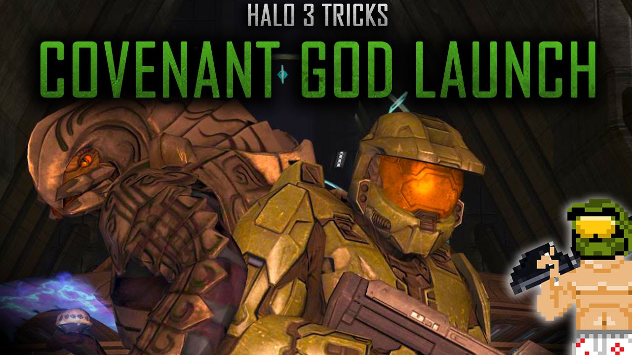 Halo 3 Tricks: Covenant God Launch (Hammer + Box)