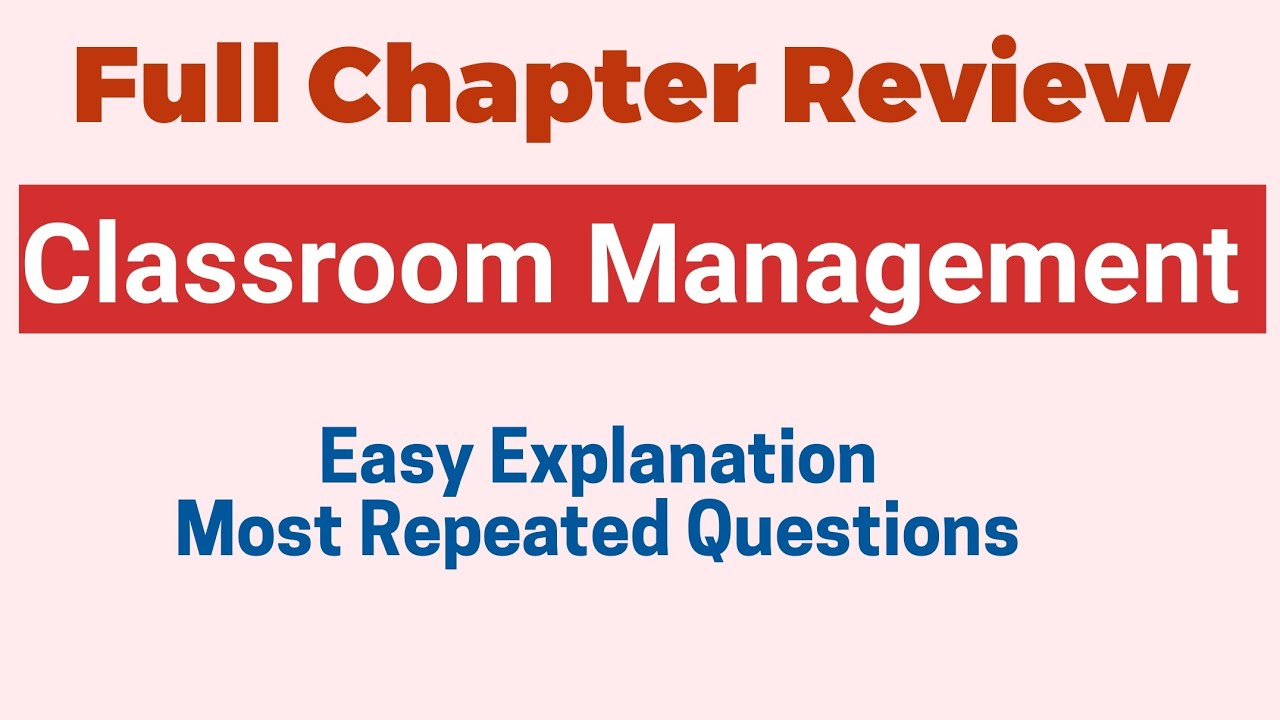 Full Chapter Review 