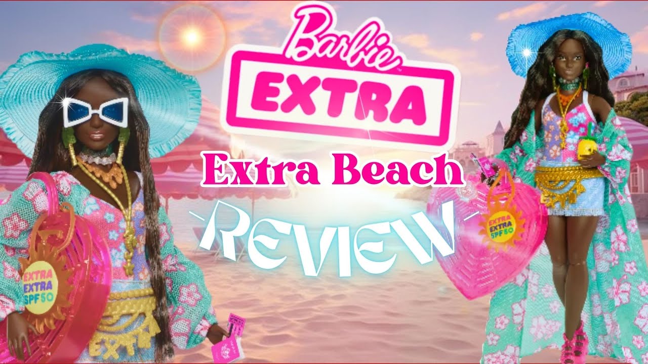 UNBOXING Y REVIEW BARBIE EXTRA 18 PLAYA #barbie #mattel #colector #muñecas #doll #barbieextra #cute