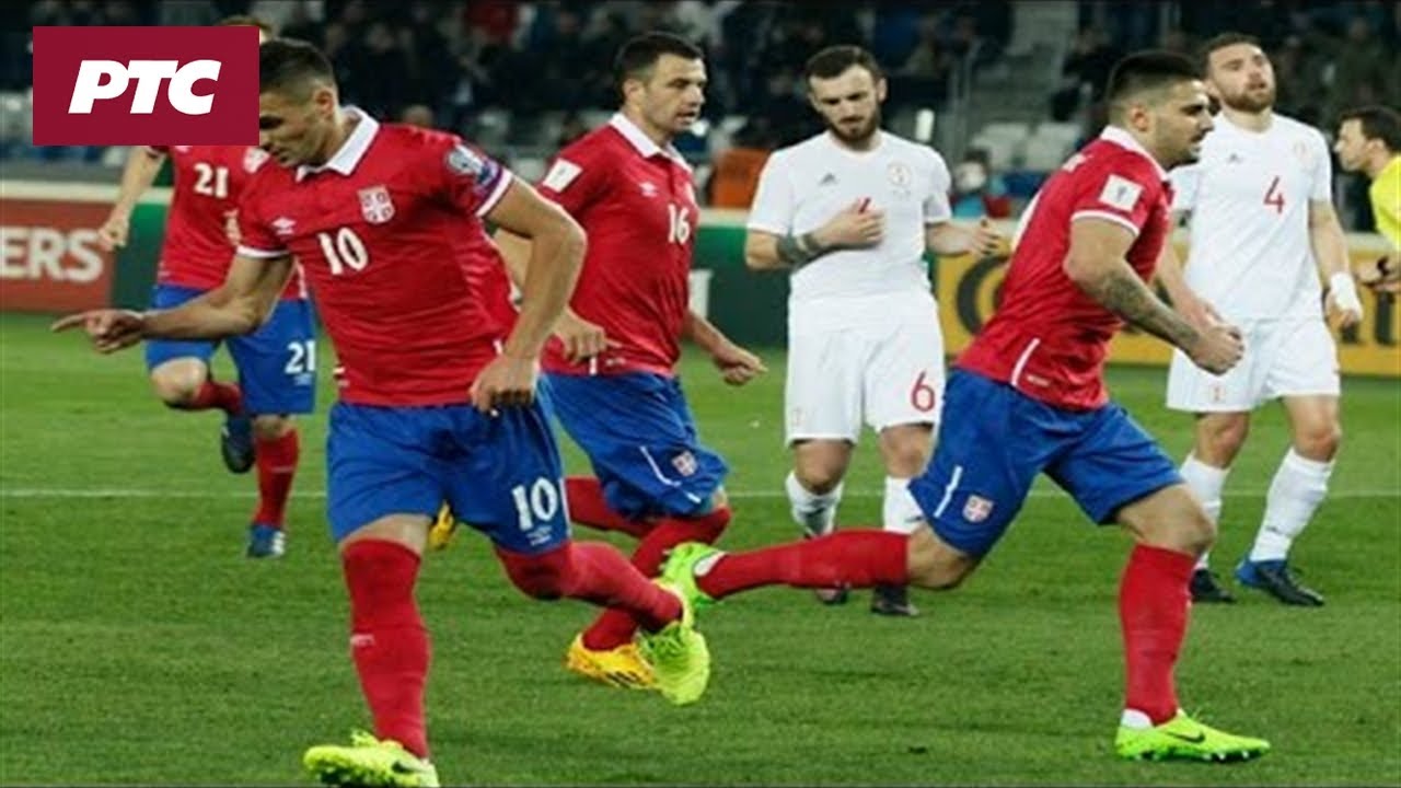 Fudbal: Gruzija - Srbija 1:3 ( pregled golova na utakmici)
