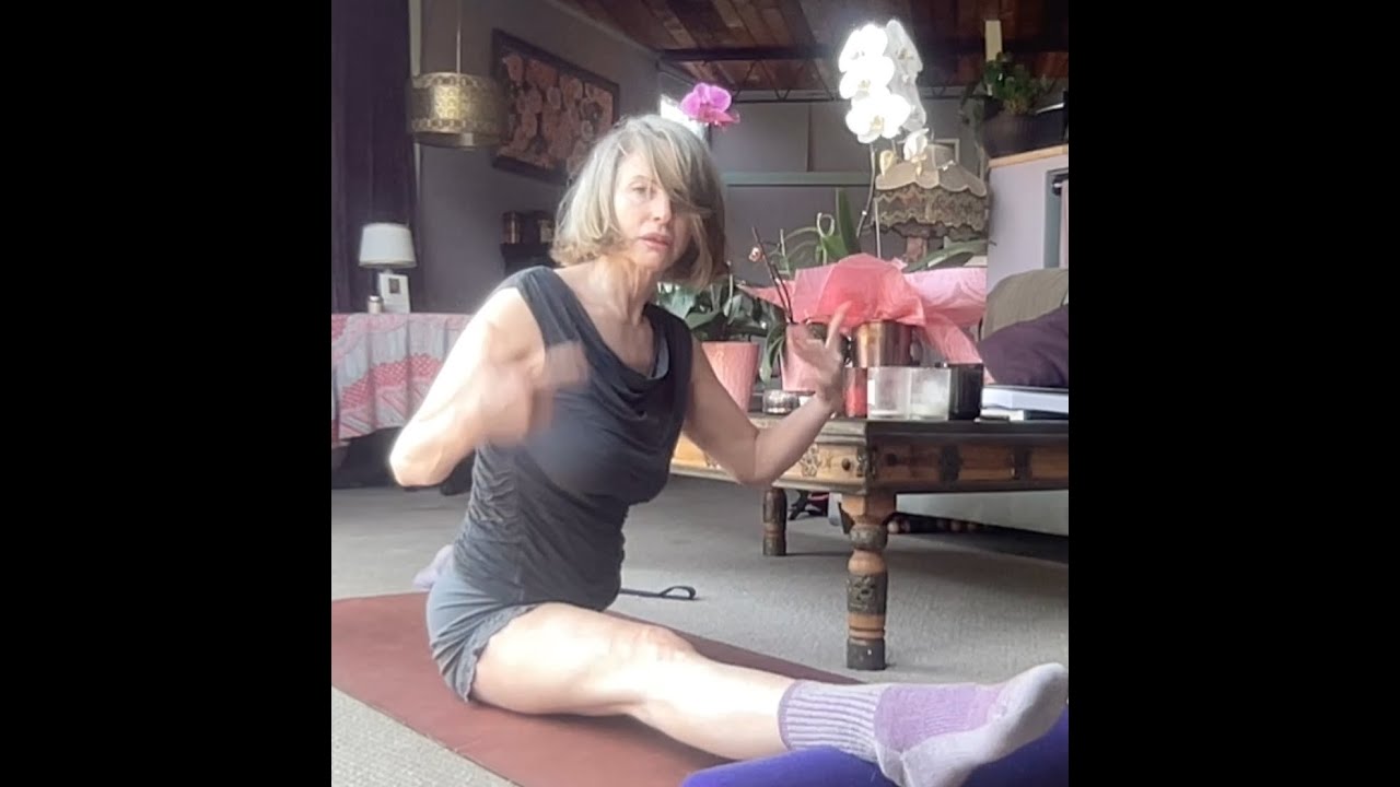 Stretching for fun! Daily stretching really helps!