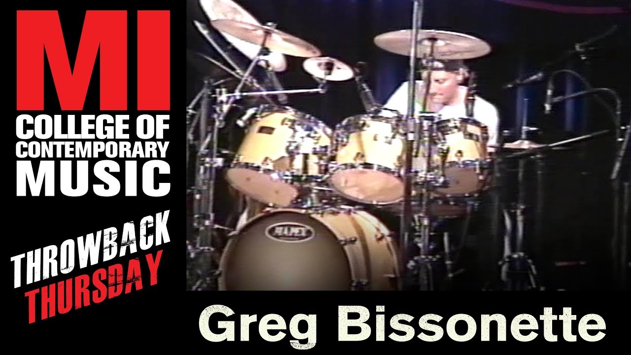 Drummer Greg Bissonette Throwback Thursday From the MI Library