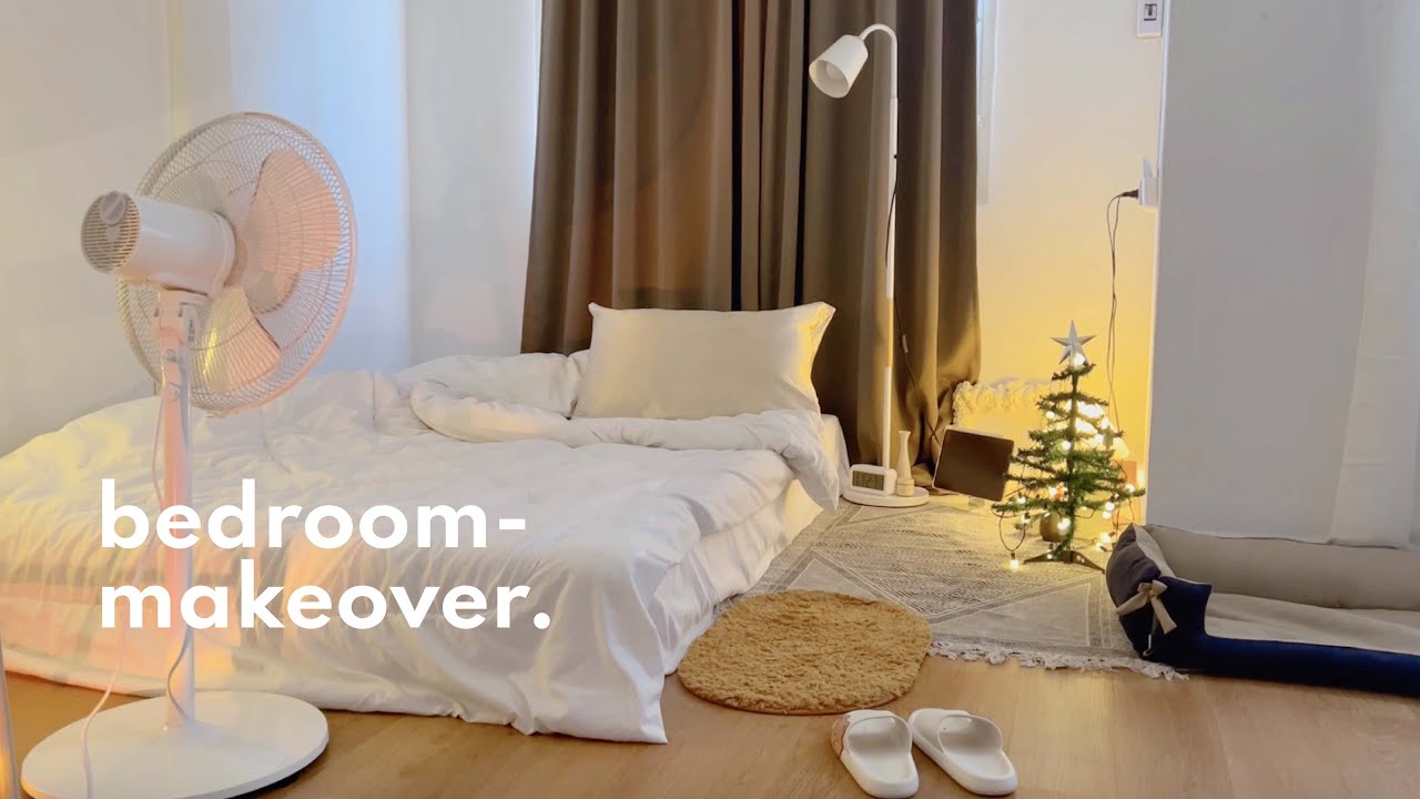 room decor จัดห้องนอนใหม่สไตล์มินิมอล 🛌🧸🤍 + อวดปลอกหมอนผ้าไหมสุดหรู Chowa ✨I My name is Sabai