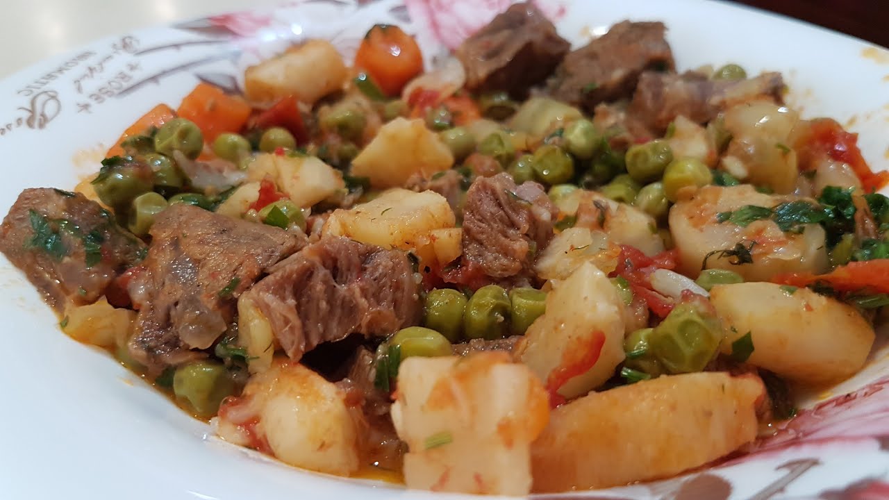 Mazare Scăzută cu Carne de Vita o Minunăție de la Bunica | Rețeta de Vita cu Mazare Delicioasa 🐮